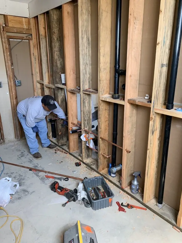 Commercial rough-in plumbing for Trenchless Sewer Repair in North Aurora